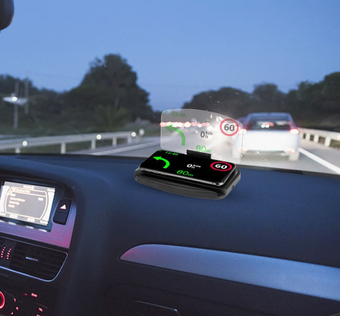 Support téléphone voiture avec écran de projection HUD