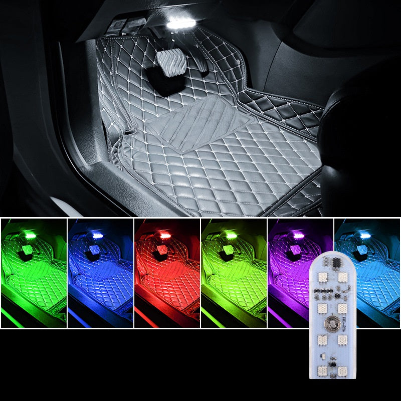 Éclairage LED tactile pour intérieur de voiture