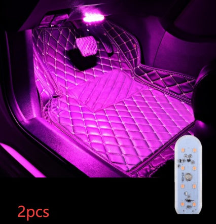 Éclairage LED tactile pour intérieur de voiture