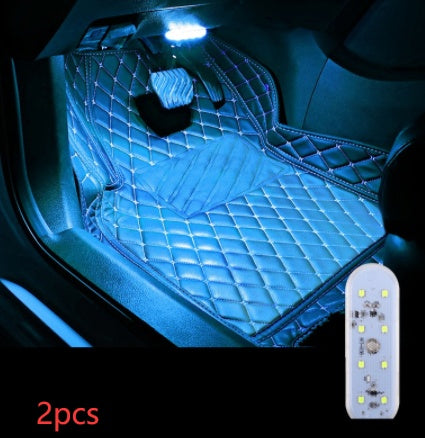 Éclairage LED tactile pour intérieur de voiture