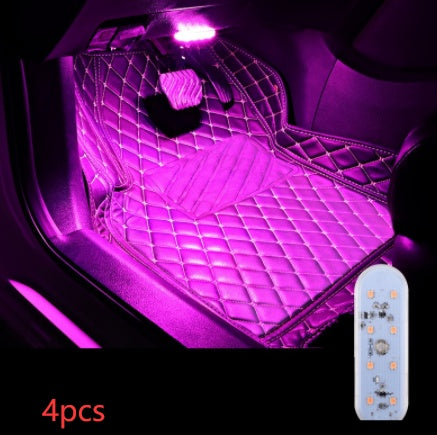 Éclairage LED tactile pour intérieur de voiture