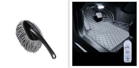 Éclairage LED tactile pour intérieur de voiture