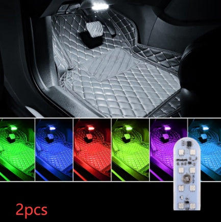Éclairage LED tactile pour intérieur de voiture
