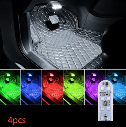 Éclairage LED tactile pour intérieur de voiture
