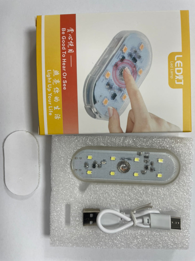 Éclairage LED tactile pour intérieur de voiture