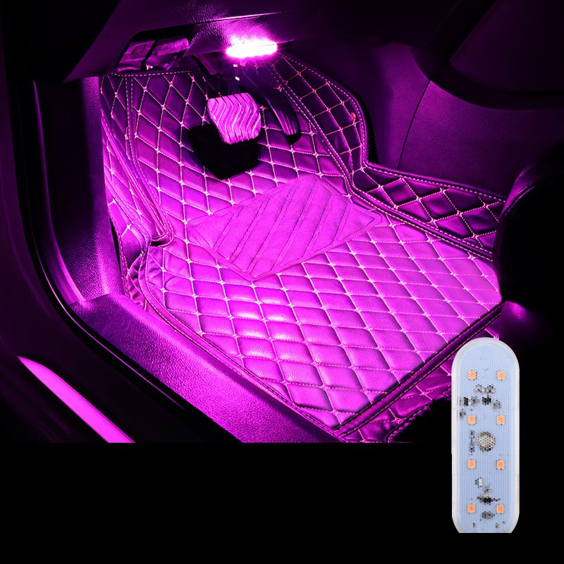 Éclairage LED tactile pour intérieur de voiture