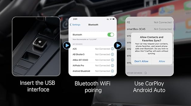 Adaptateur CarPlay Sans Fil Universel | TS Automotive